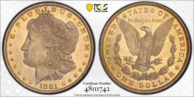 1881 $1 MS64