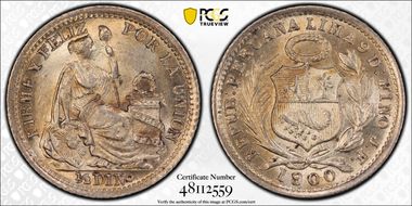 1900/890-JF 1/2 Din KM-206.2  Ag MS64