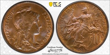 1903 10C Gad-277 F-136 MS64BN
