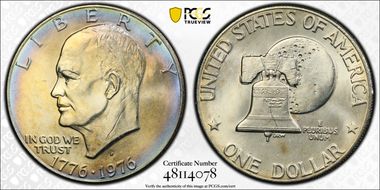 1976-D $1 Type 2 MS65