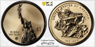 2023-S $1 American Innovation IN Rev PR Auto Industry First Strike PR69