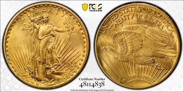 1913 $20 MS64