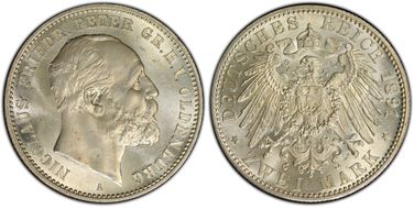 1891-A 2 Mk J-93 MS65