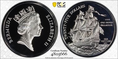 1987 $25 Sea Venture KM-53 Pd PR69DCAM