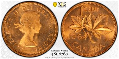 1964 1C MS66+ RD