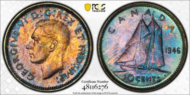 1946 10C MS65