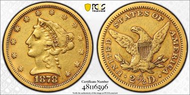1878-S $2.50 N1