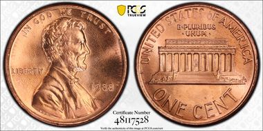 1988 1C Flared G, FS-901 MS67RD