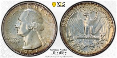 1941 25C PR67+