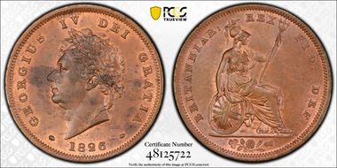 1826 1D S-3823 MS63RB