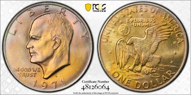 1971-D $1 MS67