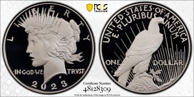 2023-S $1 Peace Dollar PR70DCAM