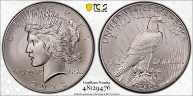 2023 $1 Peace Dollar MS70