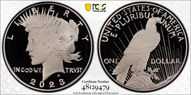 2023-S $1 Peace Dollar PR69DCAM