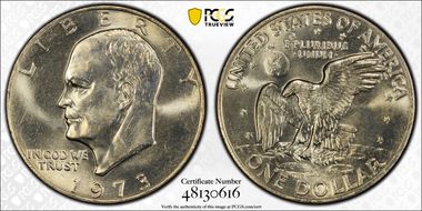 1973 $1 MS64