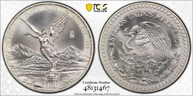 1998-Mo Onza Libertad Ag MS68