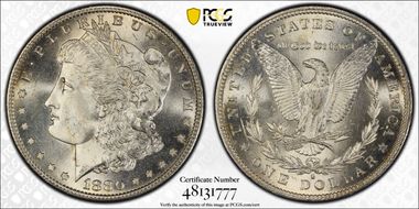 1880-S $1 MS66