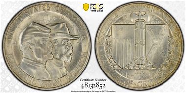 1936 50C Gettysburg MS65