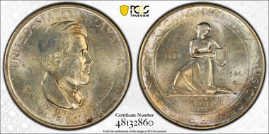 1936-S 50C Cincinnati MS65