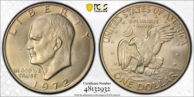 1972 $1 Type 1 MS65