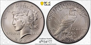 2023 $1 Peace Dollar MS69