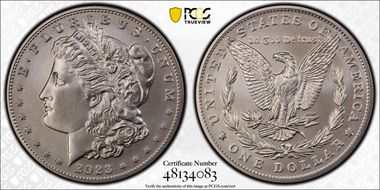 2023 $1 Morgan Dollar MS70
