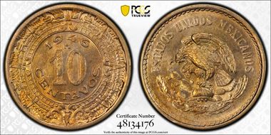 1946-M 10C KM-432 MS66