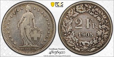 1905 B 2 Fr VF25