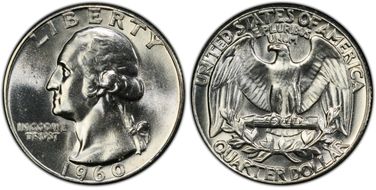 1960 25C Type B Reverse, FS-901 MS65