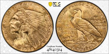 1929 $2.50 MS64