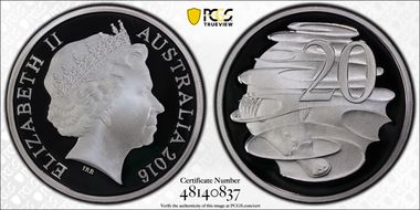 2016 20C Silver PR70DCAM