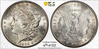 1904-S $1 MS66