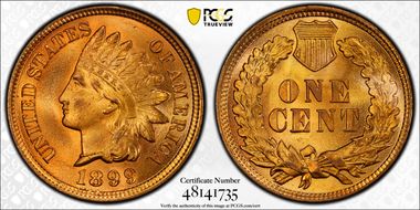 1899 1C MS66RD