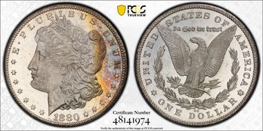 1880-CC $1 MS63PL