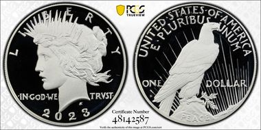 2023-S $1 Peace Dollar PR69DCAM