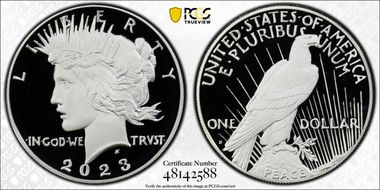 2023-S $1 Peace Dollar PR69DCAM