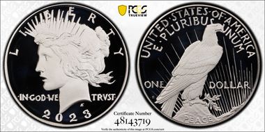 2023-S $1 Peace Dollar PR70DCAM