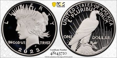 2023-S $1 Peace Dollar PR70DCAM