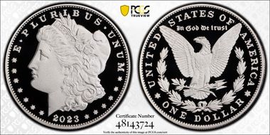 2023-S $1 Morgan Dollar PR70DCAM