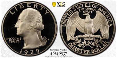 1979-S 25C Type 1 PR69DCAM