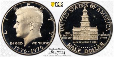 1976-S 50C Clad PR68DCAM