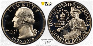 1976-S 25C Clad PR67DCAM
