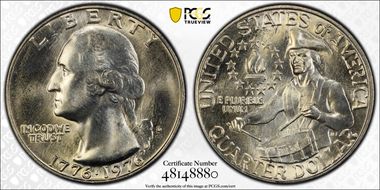 1976-D 25C Clad MS66