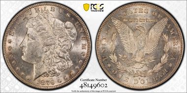 1879-S $1 Reverse of 1878 AU58