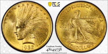 1932 $10 MS63