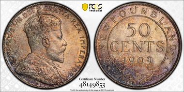 1909 50C MS64