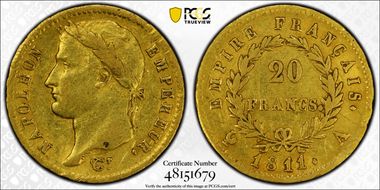 1811-A 20 Fr Gad-1025 F-516 N1