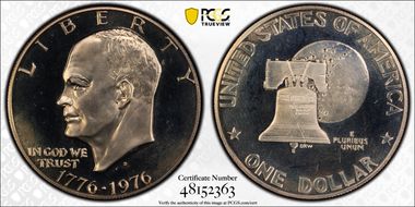 1976-S $1 Clad Type 1 PR67CAM