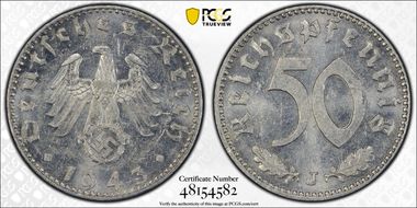 1943-J 50 Pfg J-372 MS61