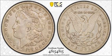 1878-CC $1 VF30